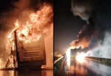 कर्नूल बस हादसा: कावेरी ट्रैवल्स बस में लगी आग, 20 यात्री जिंदा जल गए