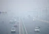 Delhi AQI 400+ smog pollution from stubble burning and vehicles causing 'Very Poor' air quality