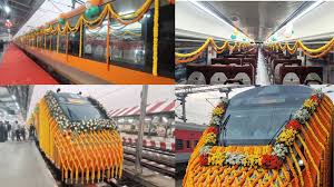 PM Modi Vande Bharat Flag Off Varanasi PM Modi flags off 4 Vande Bharat Express trains from Varanasi on new routes