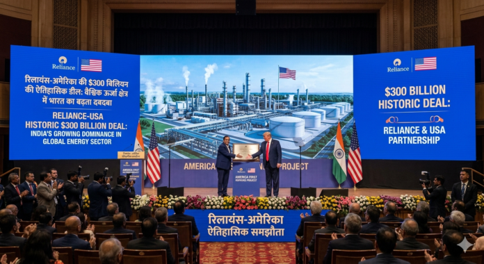 रिलायंस-अमेरिका की $300 बिलियन की ऐतिहासिक डील: वैश्विक ऊर्जा क्षेत्र में भारत का बढ़ता दबदबा