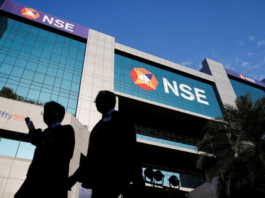 Bullish stock market trend showing upward green arrows on a digital display with a glowing green bull symbolizing Sensex and Nifty surge.